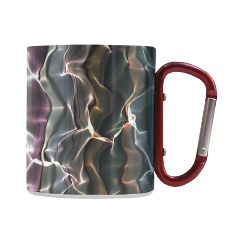 Abstract Wavy Mesh Classic Insulated Mug(10.3OZ)