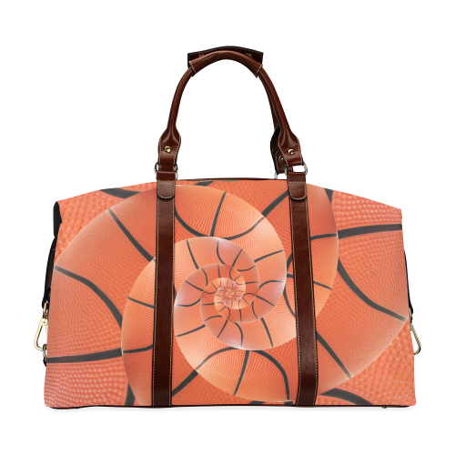 Basketball Spiral Droste Classic Travel Bag (Model 1643)