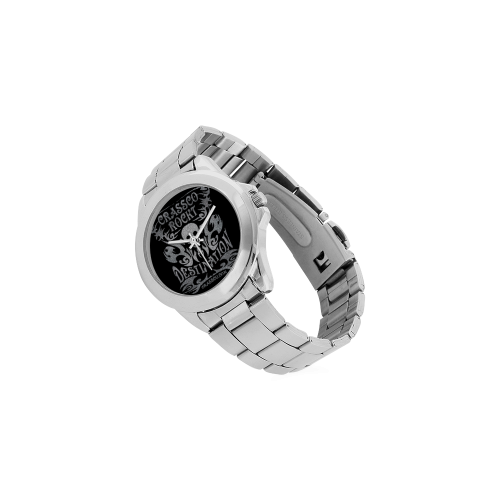 SKULL DESTINATION Unisex Stainless Steel Watch(Model 103)