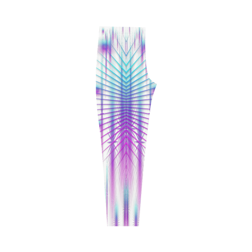 Star fall in rainbow landscape Capri Legging (Model L02)