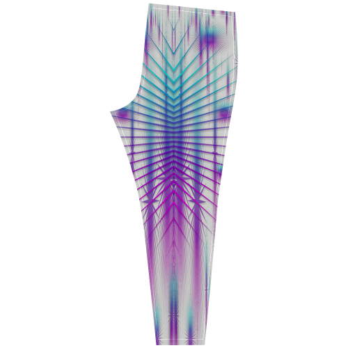 Star fall in rainbow landscape Cassandra Women's Leggings (Model L01)