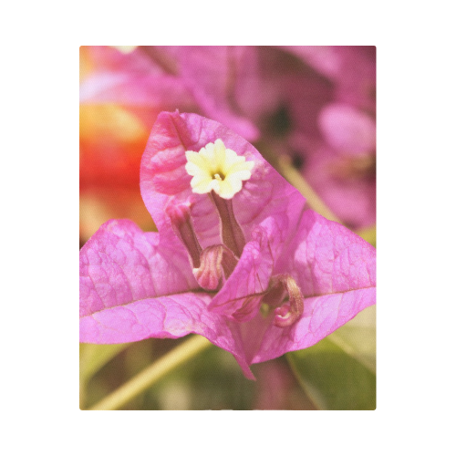 Pink Bougainvillea Duvet Cover 86"x70" ( All-over-print)