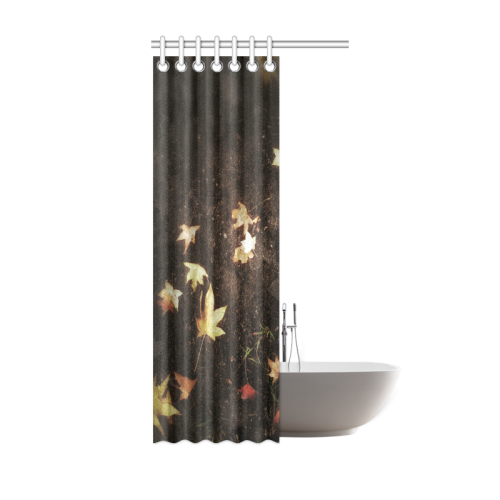 Fallen Leaves Shower Curtain 36"x72"