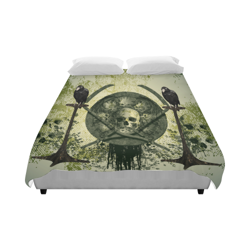 Awesome skulls Duvet Cover 86"x70" ( All-over-print)