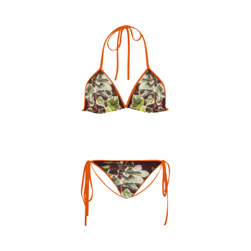 Hidden Frangipani Custom Bikini Swimsuit