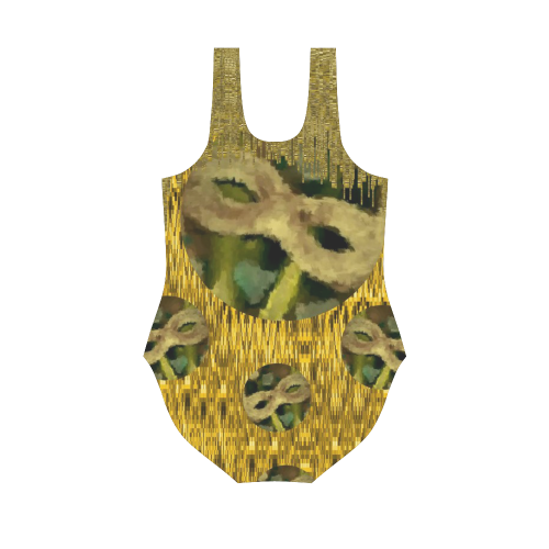 masquerade Vest One Piece Swimsuit (Model S04)