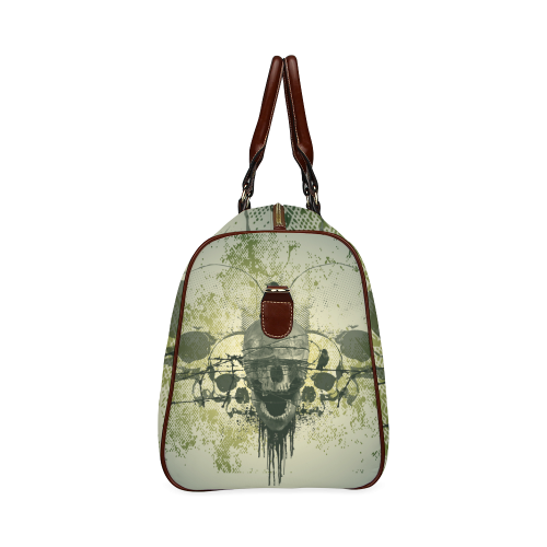 Skull Waterproof Travel Bag/Small (Model 1639)