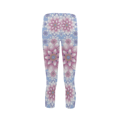 ornaments pink & blue Capri Legging (Model L02)