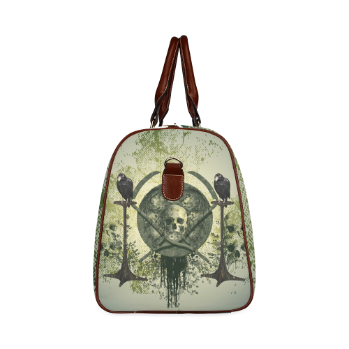 Awesome skulls Waterproof Travel Bag/Small (Model 1639)