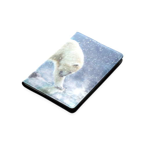 A polar bear at the water Custom NoteBook A5