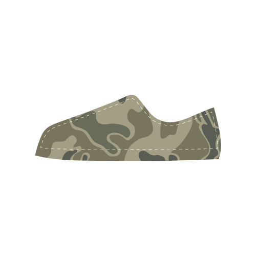 1948 Retro Camouflage Men's Classic Canvas Shoes (Model 018)