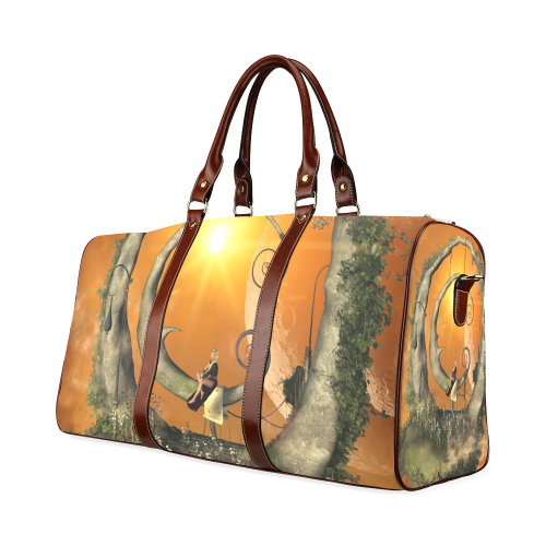 The moon Waterproof Travel Bag/Large (Model 1639)