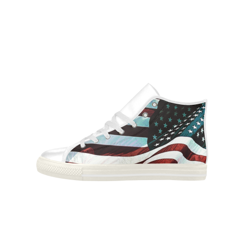 A abstract waving usa flag