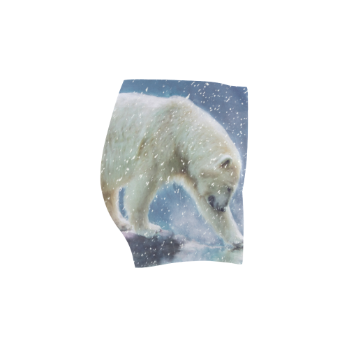 A polar bear at the water Briseis Skinny Shorts (Model L04)