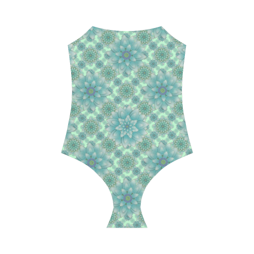 Turquoise, Happiness Strap Swimsuit ( Model S05)