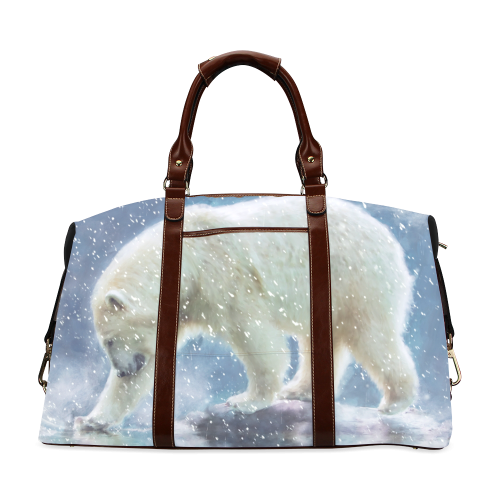 A polar bear at the water Classic Travel Bag (Model 1643)