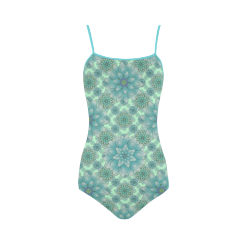 Turquoise, Happiness Strap Swimsuit ( Model S05)