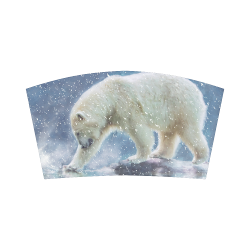 A polar bear at the water Bandeau Top