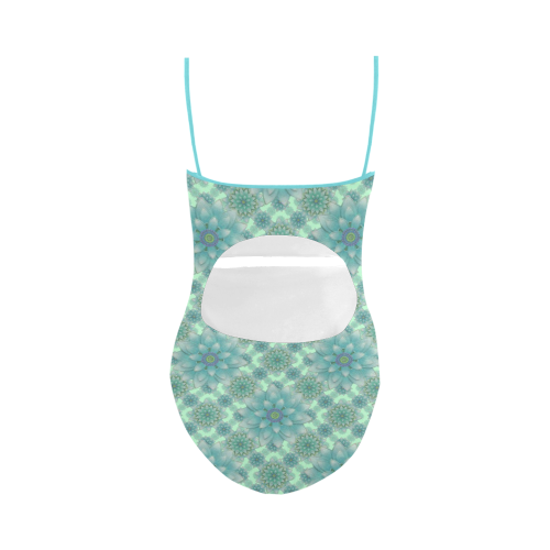 Turquoise, Happiness Strap Swimsuit ( Model S05)