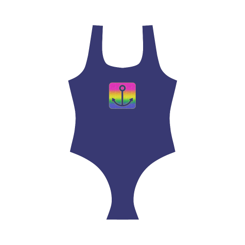 Anchor Vest One Piece Swimsuit (Model S04)