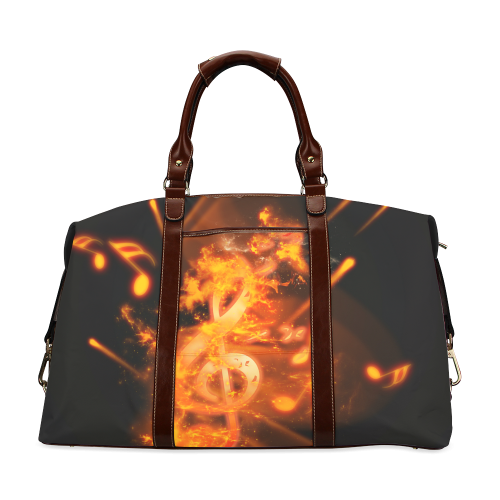 Explosion, clef and key notes Classic Travel Bag (Model 1643)