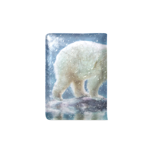 A polar bear at the water Custom NoteBook A5