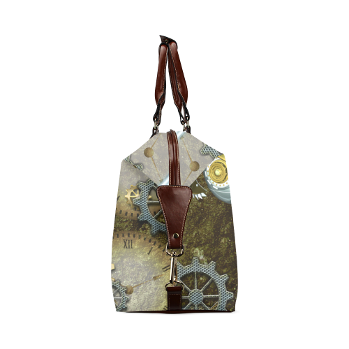 Steampunk, cute owls Classic Travel Bag (Model 1643)