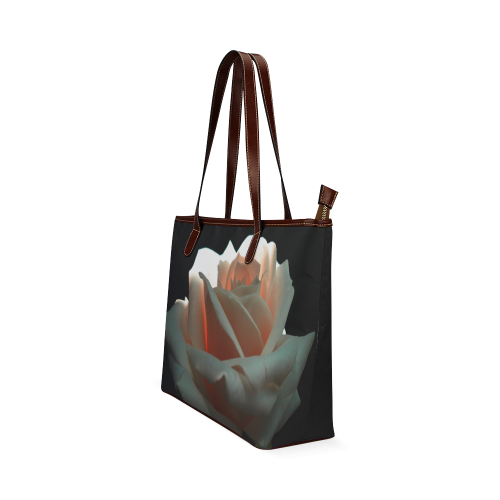 A Beautiful Rose Shoulder Tote Bag (Model 1646)