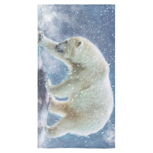 A polar bear at the water Bath Towel 30"x56"