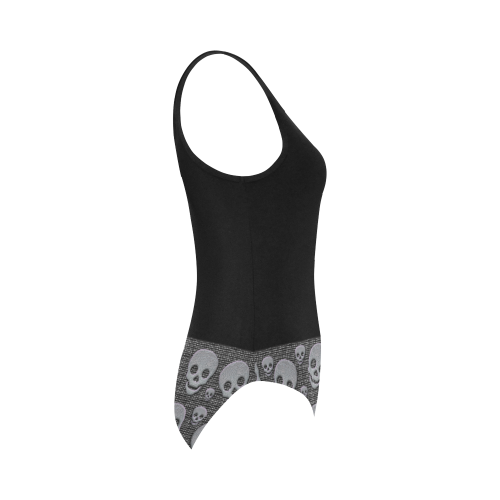 Skullsandblack Vest One Piece Swimsuit (Model S04)