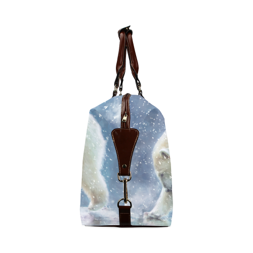 A polar bear at the water Classic Travel Bag (Model 1643)