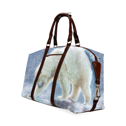 A polar bear at the water Classic Travel Bag (Model 1643)