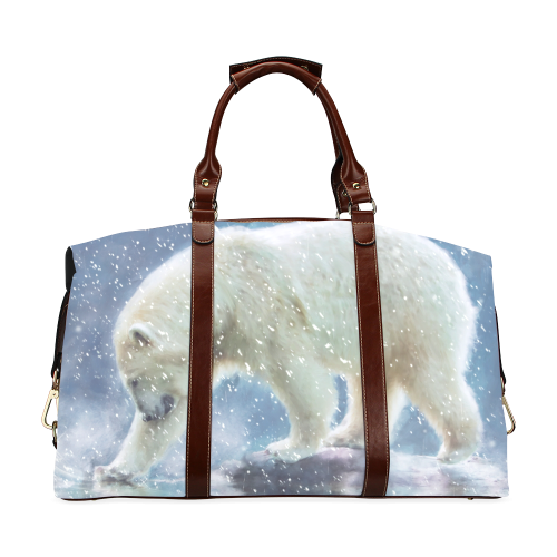 A polar bear at the water Classic Travel Bag (Model 1643)