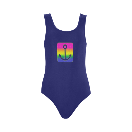 Anchor Vest One Piece Swimsuit (Model S04)