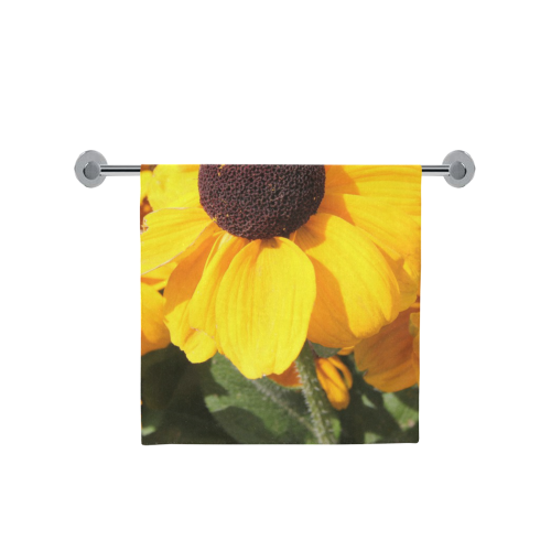 Yellow Flowers Bath Towel 30"x56"