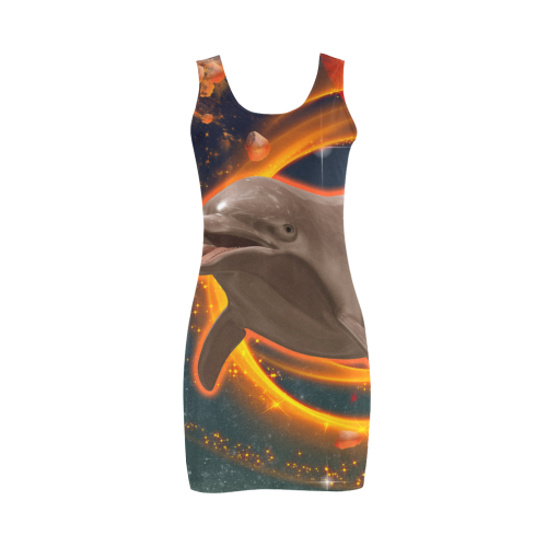 Funny dolphin Medea Vest Dress (Model D06)
