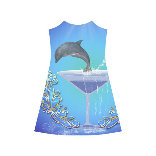 Dolphin Alcestis Slip Dress (Model D05)