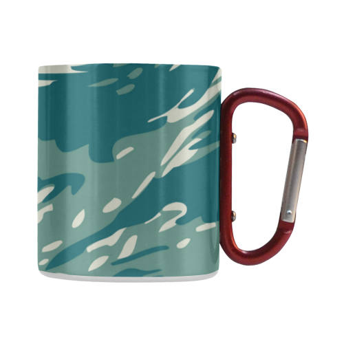 Blue and Green Camo Classic Insulated Mug(10.3OZ)