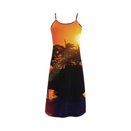Beautiful sunset Alcestis Slip Dress (Model D05)