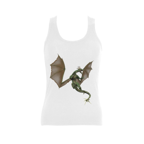 The dragon Women's Shoulder-Free Tank Top (Model T35)