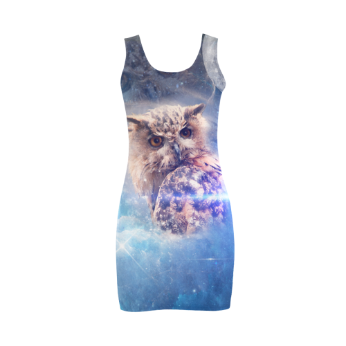 Owl in the universe Medea Vest Dress (Model D06)