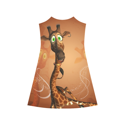 Funny giraffe Alcestis Slip Dress (Model D05)