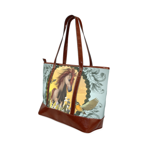 Wonderful horse Tote Handbag (Model 1642)