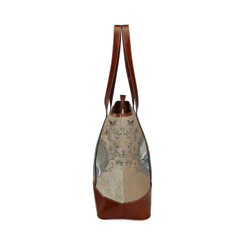 Dolphins Tote Handbag (Model 1642)