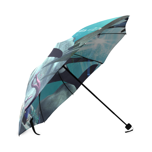 Awesome orca Foldable Umbrella (Model U01)