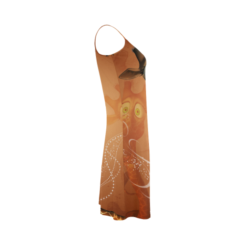 Funny giraffe Alcestis Slip Dress (Model D05)