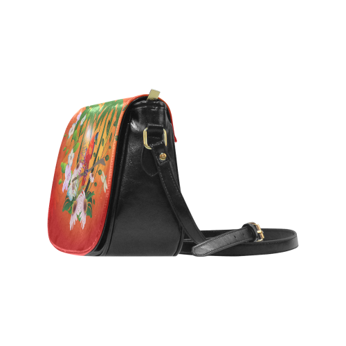 Tropical design Classic Saddle Bag/Small (Model 1648)