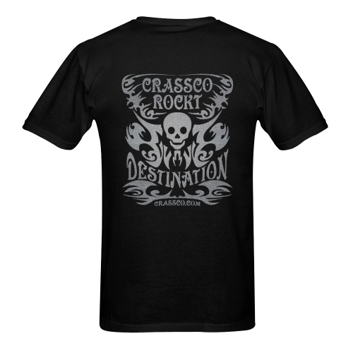 SKULL DESTINATION Men's T-Shirt in USA Size (Two Sides Printing)