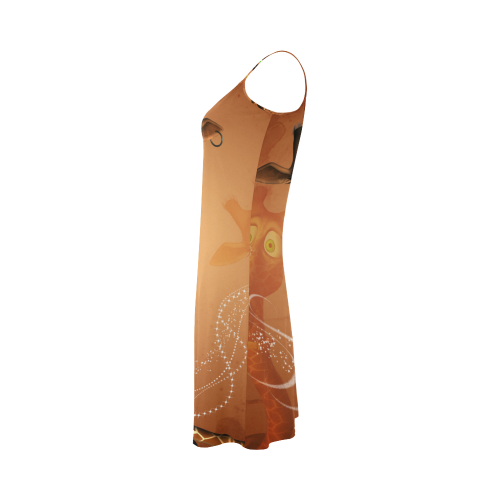 Funny giraffe Alcestis Slip Dress (Model D05)