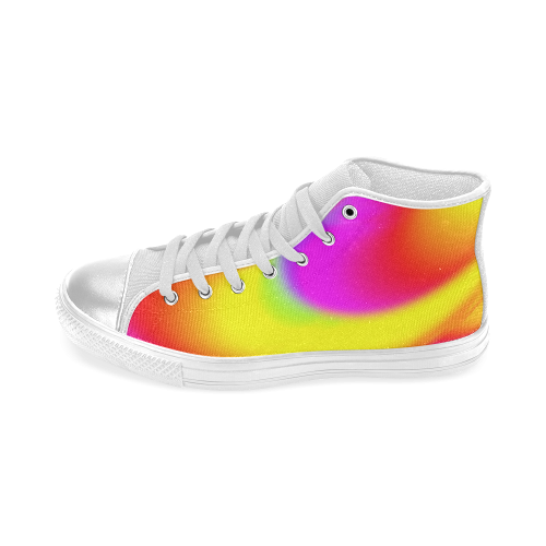 neon fun 8 Women's Classic High Top Canvas Shoes (Model 017)